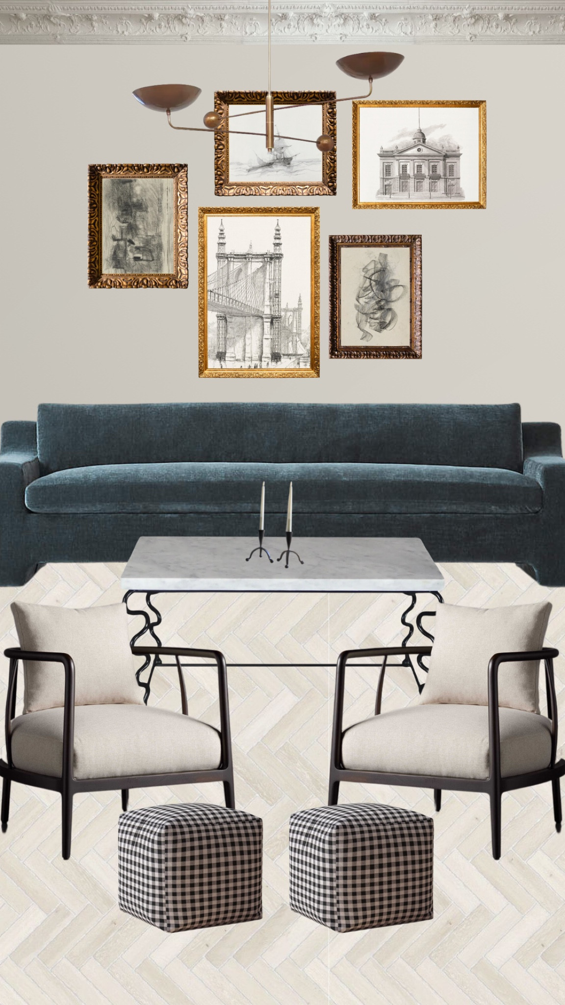 Living room design 

Gallery wall, vintage art, art prints, 

#LTKHome #LTKSeasonal