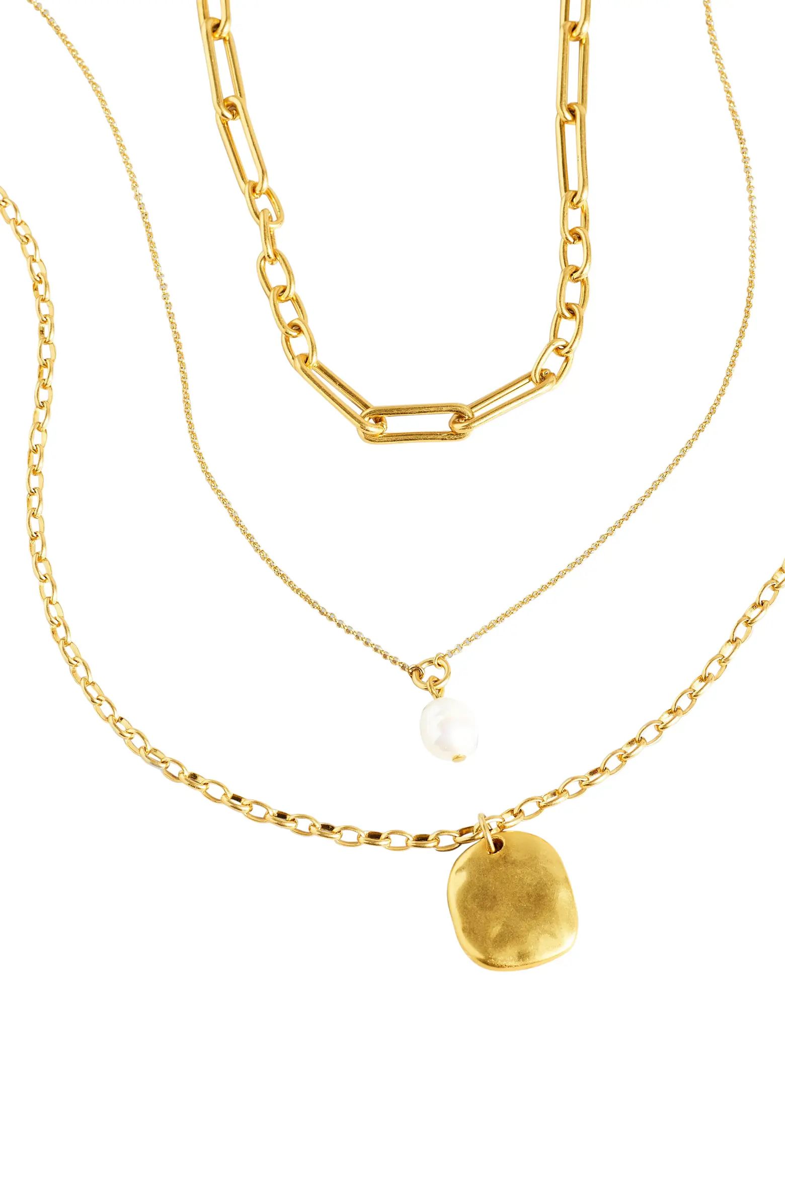 Set of 3 Chain Link Necklaces | Nordstrom