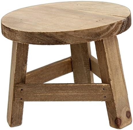 Park Hill 5.5" x 7" Wooden Mini Stool Display Stand | Amazon (US)