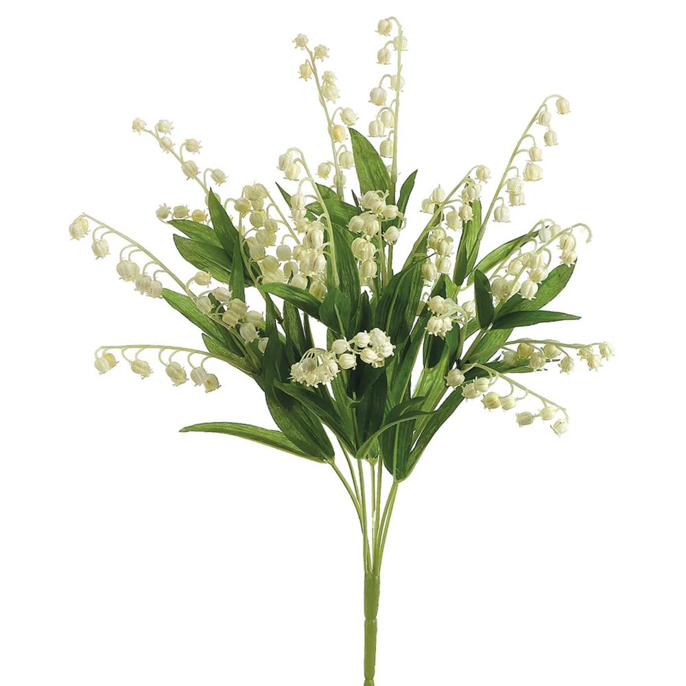 Set of 12 Lily of The Valley Bush Cream | The Enchanted Home