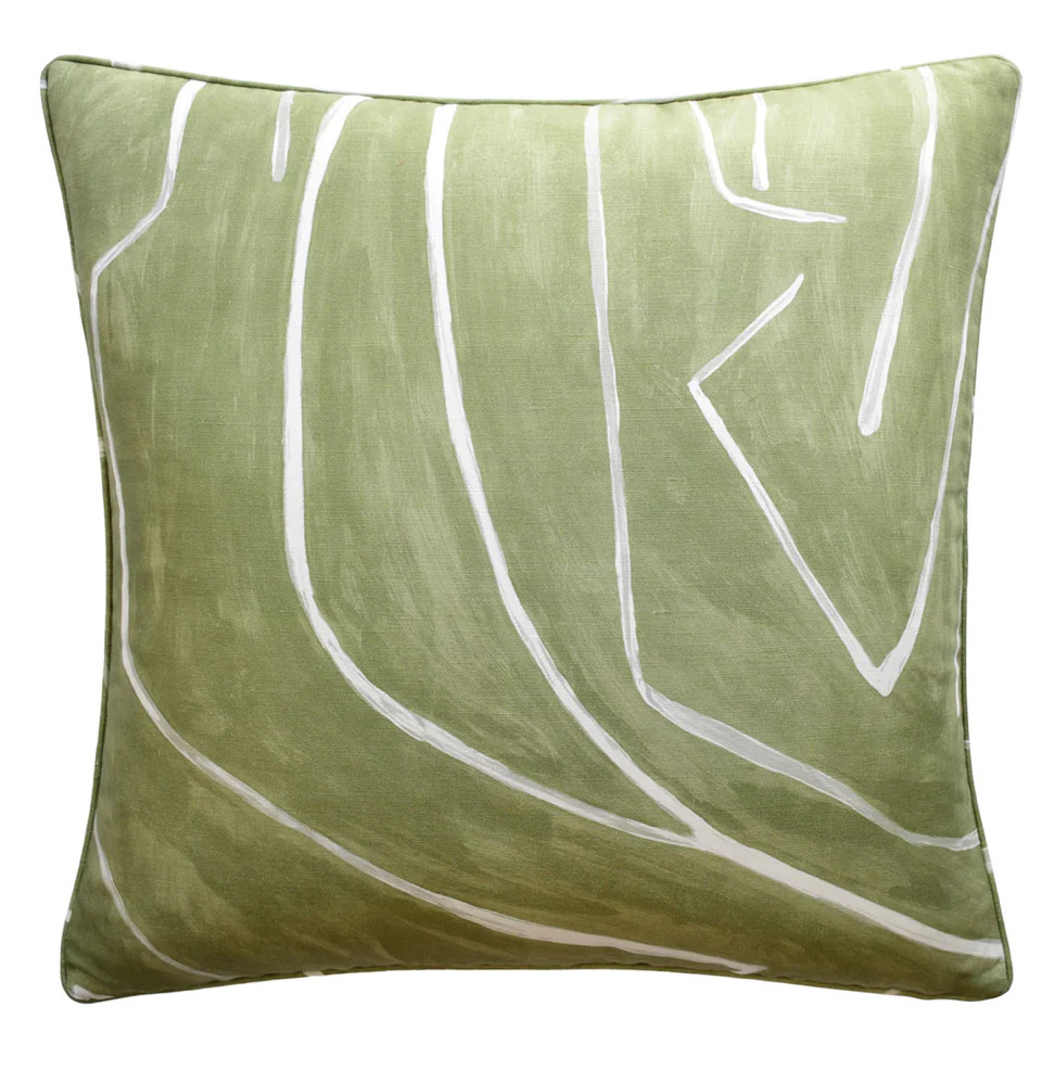 Moss Graffito Pillow | Megan Molten