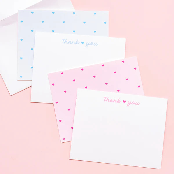 Oh Baby! Thank You Heart Flat Notes | Joy Creative Shop