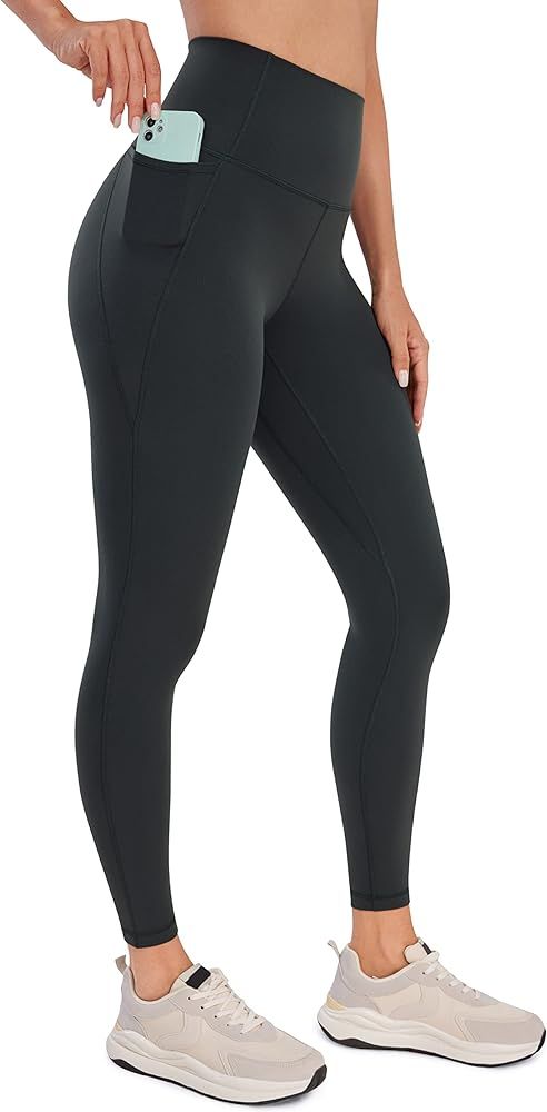 CRZ YOGA Womens Butterluxe Workout Leggings 25" / 28'' - High Waisted Gym Yoga Pants with Pockets Bu | Amazon (US)