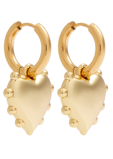 Gold Milagros Heart Earrings_19458_GOLD | Harvey Nichols