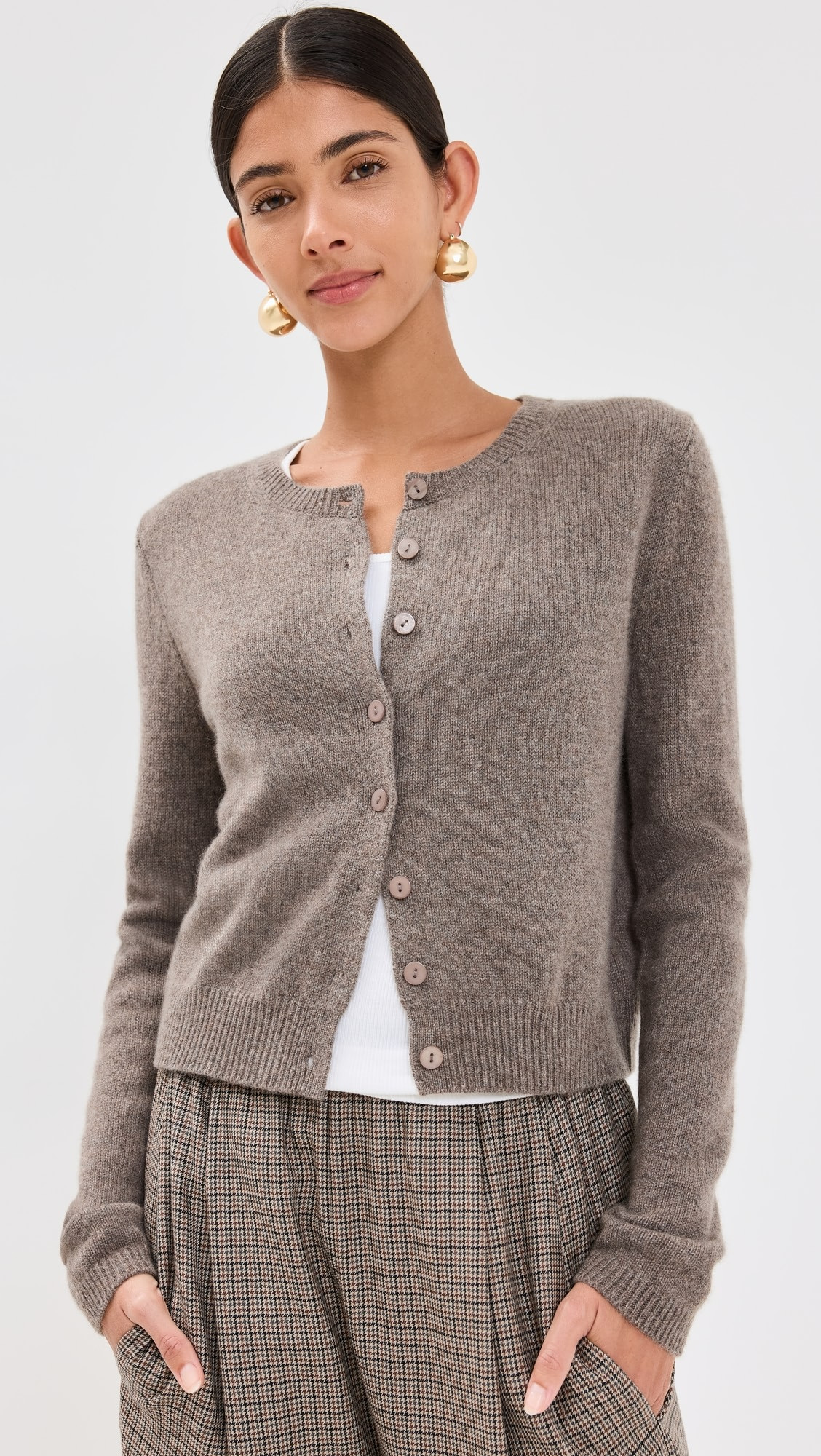 Reformation Clara Cashmere Crew Cardigan | Shopbop | Shopbop