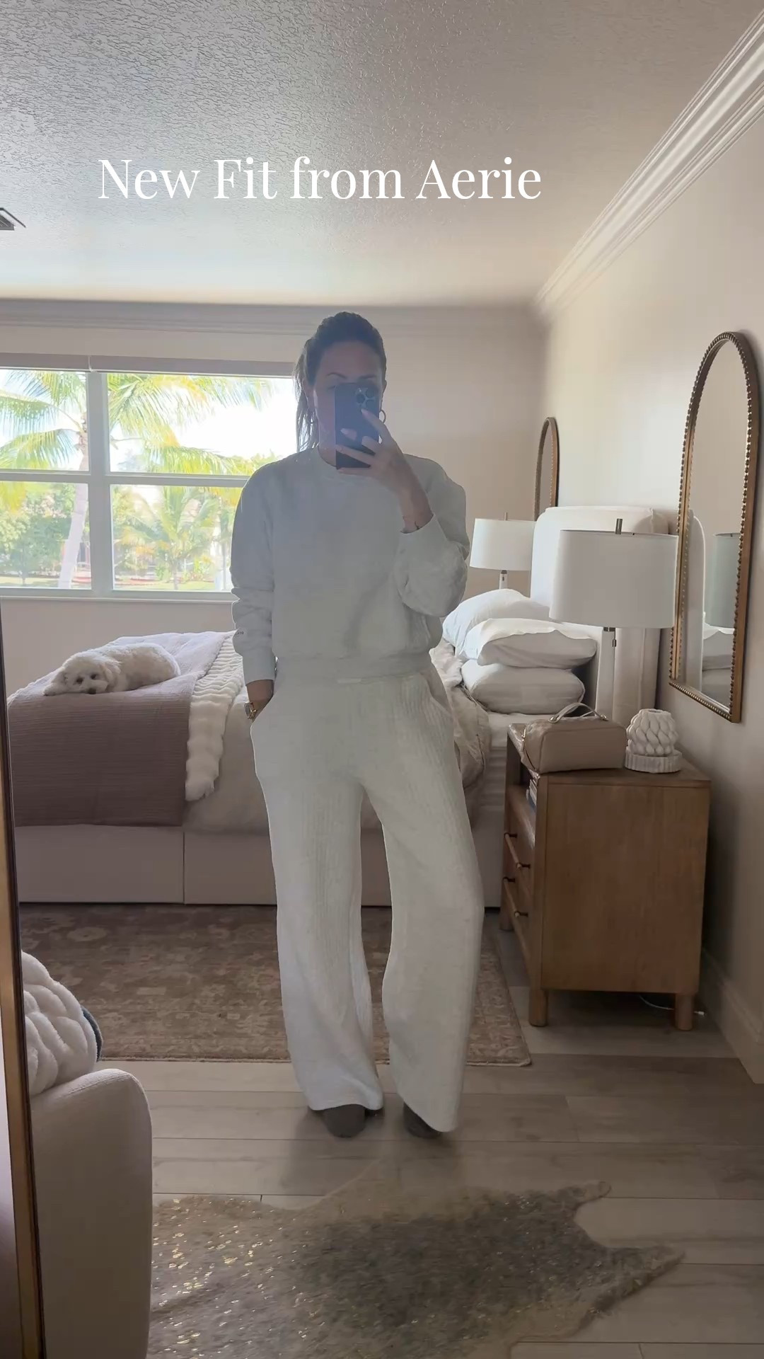 New comfy set you can find me in everryyyyday. Wearing a M Long I’m 5’9” @aerie 

#LTKdayinmylife