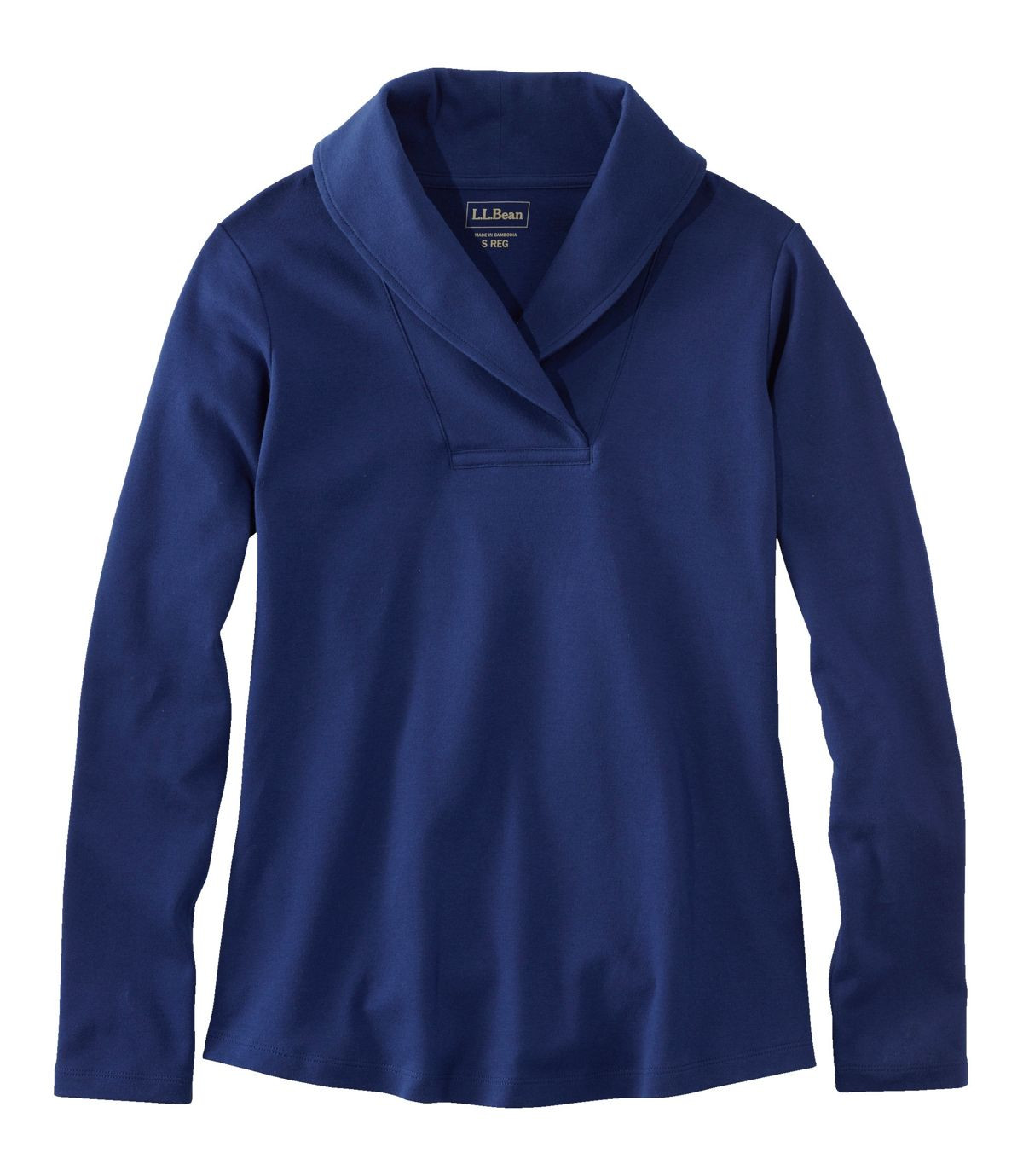 Women's L.L.Bean Pullover, Long-Sleeve Shawl Collar | L.L. Bean