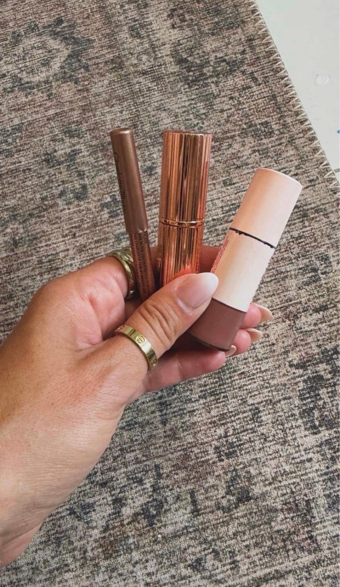 Lippie combo  Lip liner: iconic nude
Lip stick: kim k.w.
Gloss: whatever walnut

#LTKBeauty #LTKOver40 #LTKSeasonal