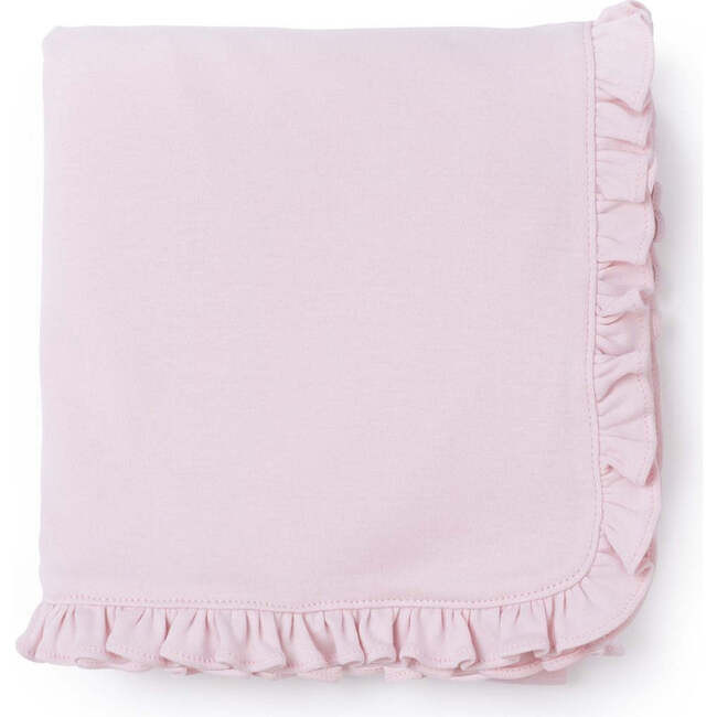 Blankets | Ruffled Edge Blanket, Light Pink Lila + Hayes | Maisonette | Maisonette