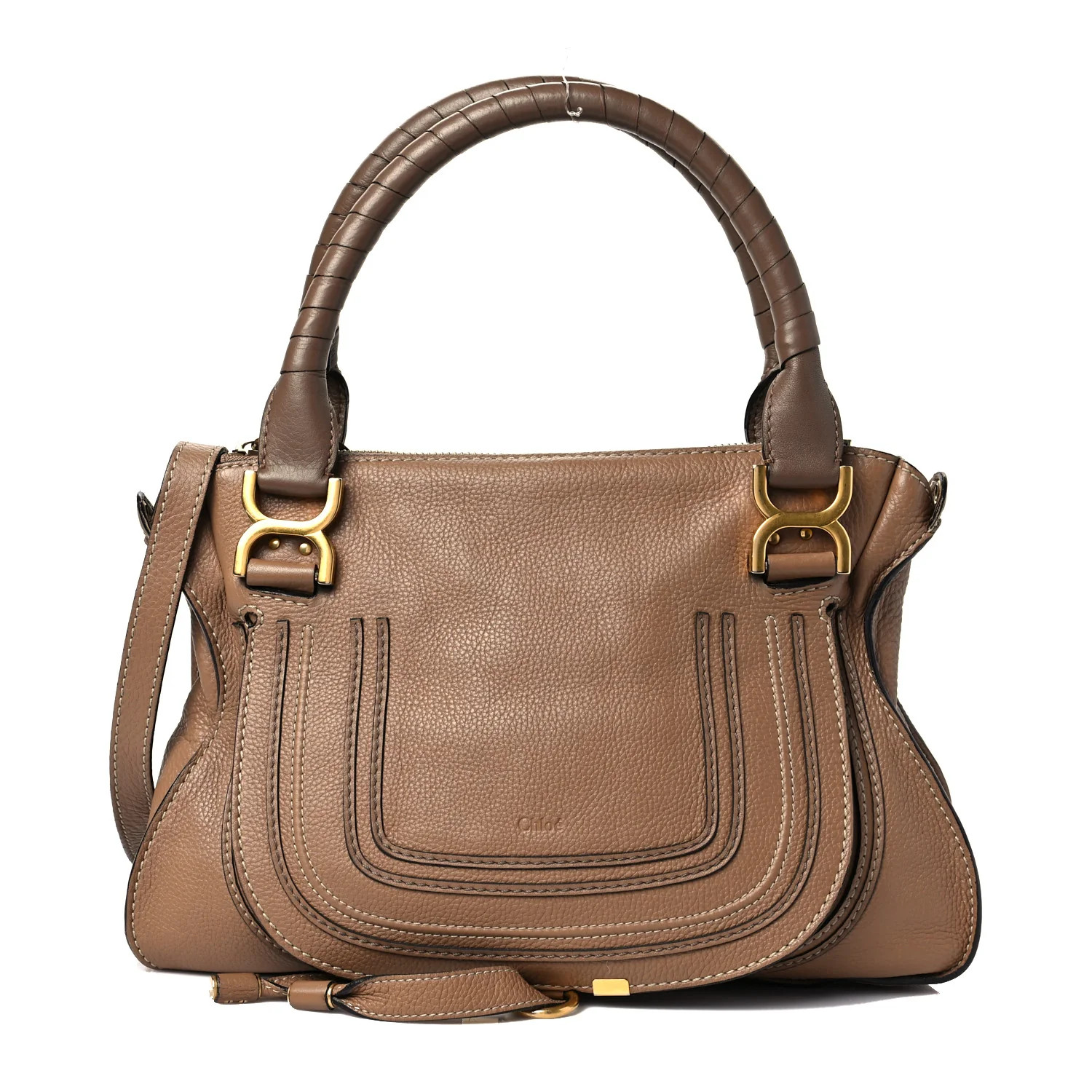Calfskin Small Marcie Satchel Nut | FASHIONPHILE (US)