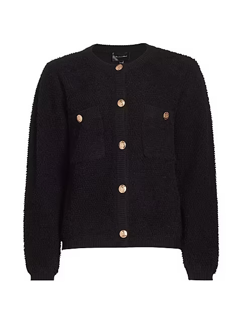 Khloe Bouclé-Knit Cardigan | Saks Fifth Avenue