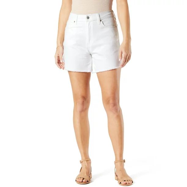 Signature By Levi Strauss & Co Women High Rise 5" Heritage Short | Walmart (US)
