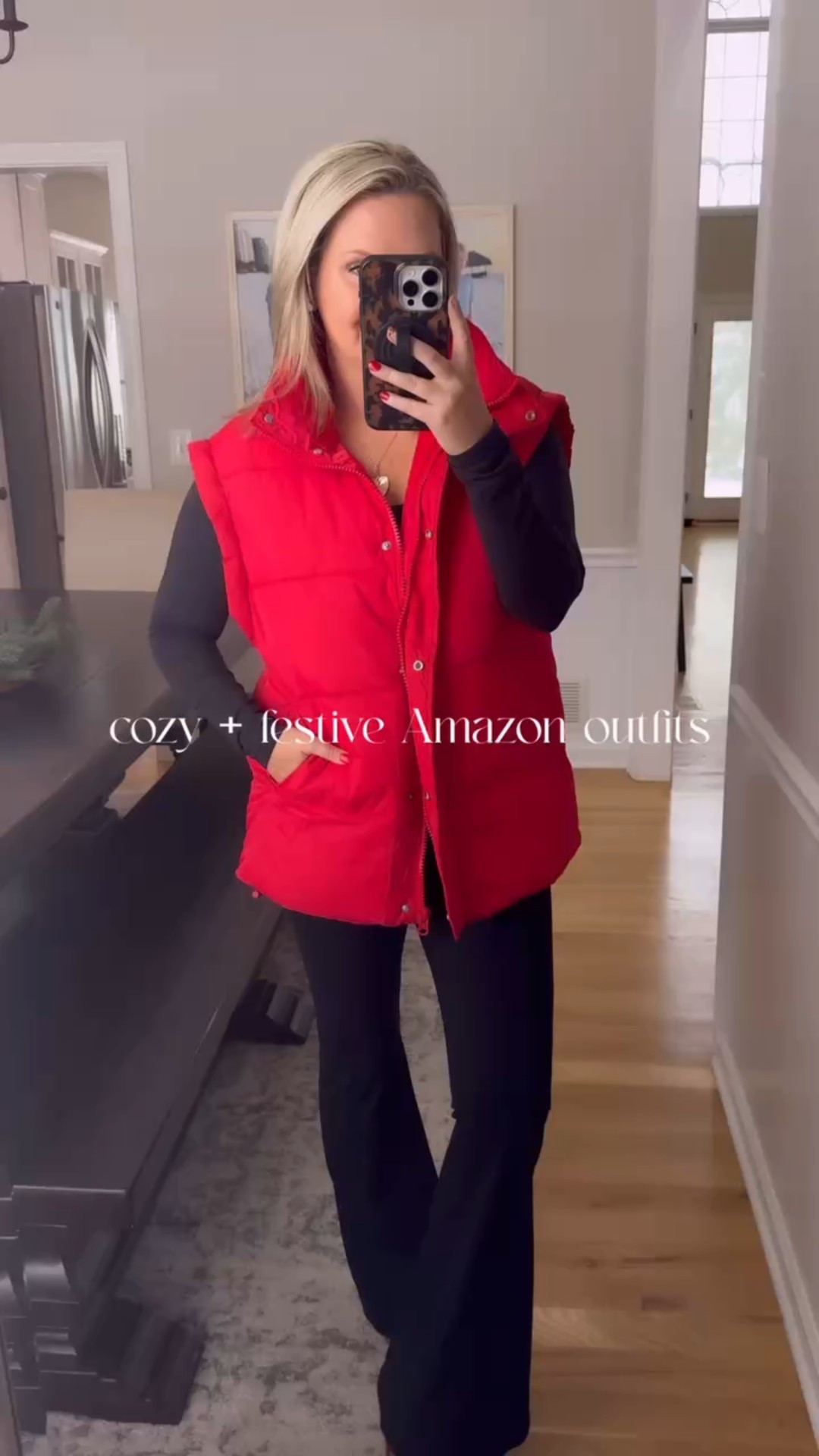 Cozy and festive outfits all from Amazon 🥰🎄
I size up to medium in the sweaters and sweatshirts. In size small in the vests and leggings. 


#LTKFindsUnder50 #LTKSeasonal #LTKHoliday

#LTKFindsUnder50 #LTKSeasonal #LTKHoliday