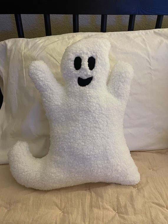 Ghost Plush Pillow - Etsy | Etsy (US)