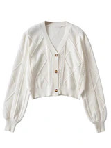 'Travis' Cable Knit Button Down Cardigan (5 Colors) | Goodnight Macaroon