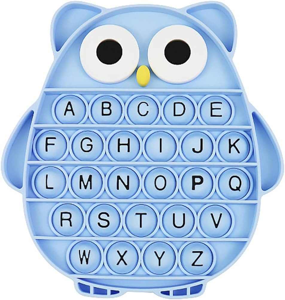 Passec Pop Bubble Fidget Sensory Toys, Owl Alphabet Letters Squeeze Sensory Toys, Novelty Gifts f... | Amazon (US)