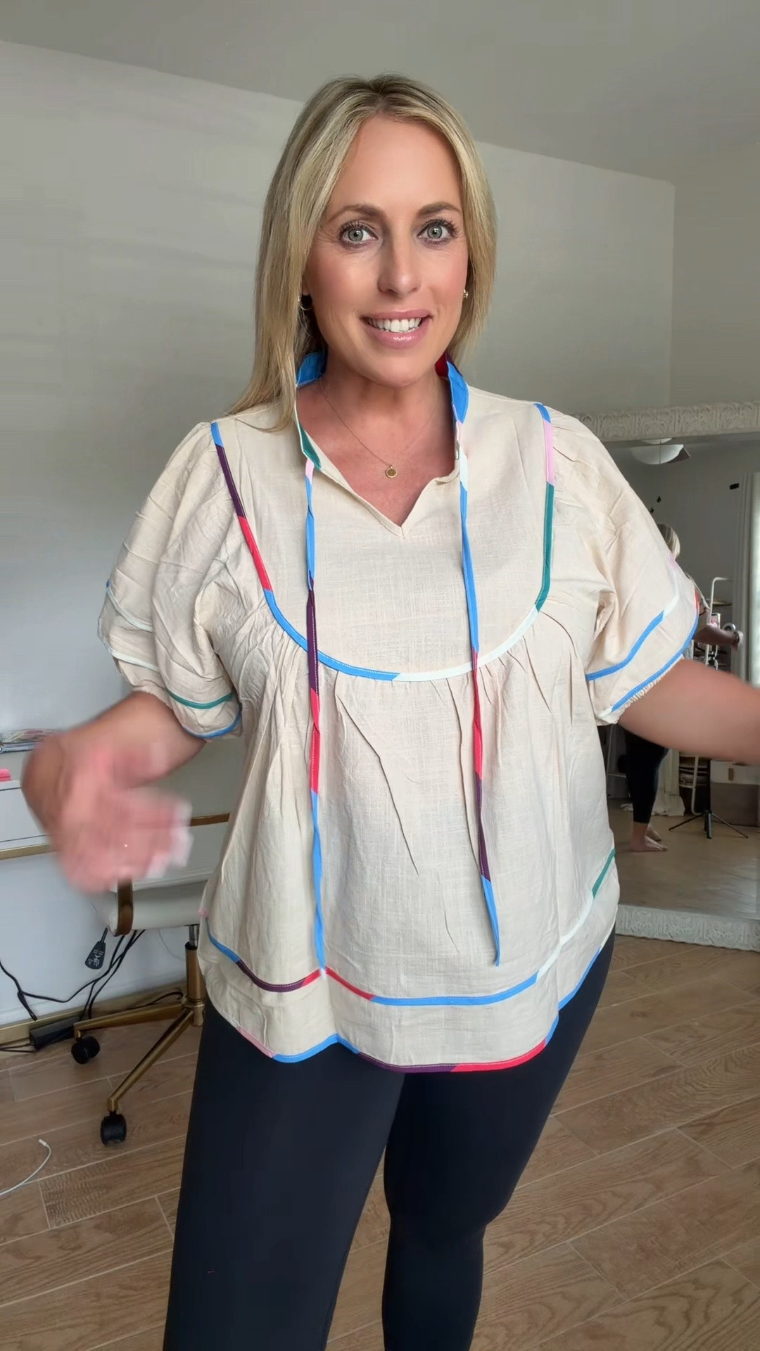 Summer top! Wearing XL at 25 weeks pregnant

#LTKSeasonal #LTKMidsize #LTKootd