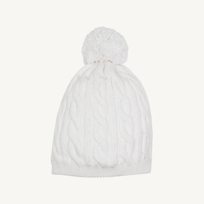 Collins Cable Knit Hat (Unisex) - Palmetto Pearl | The Beaufort Bonnet Company