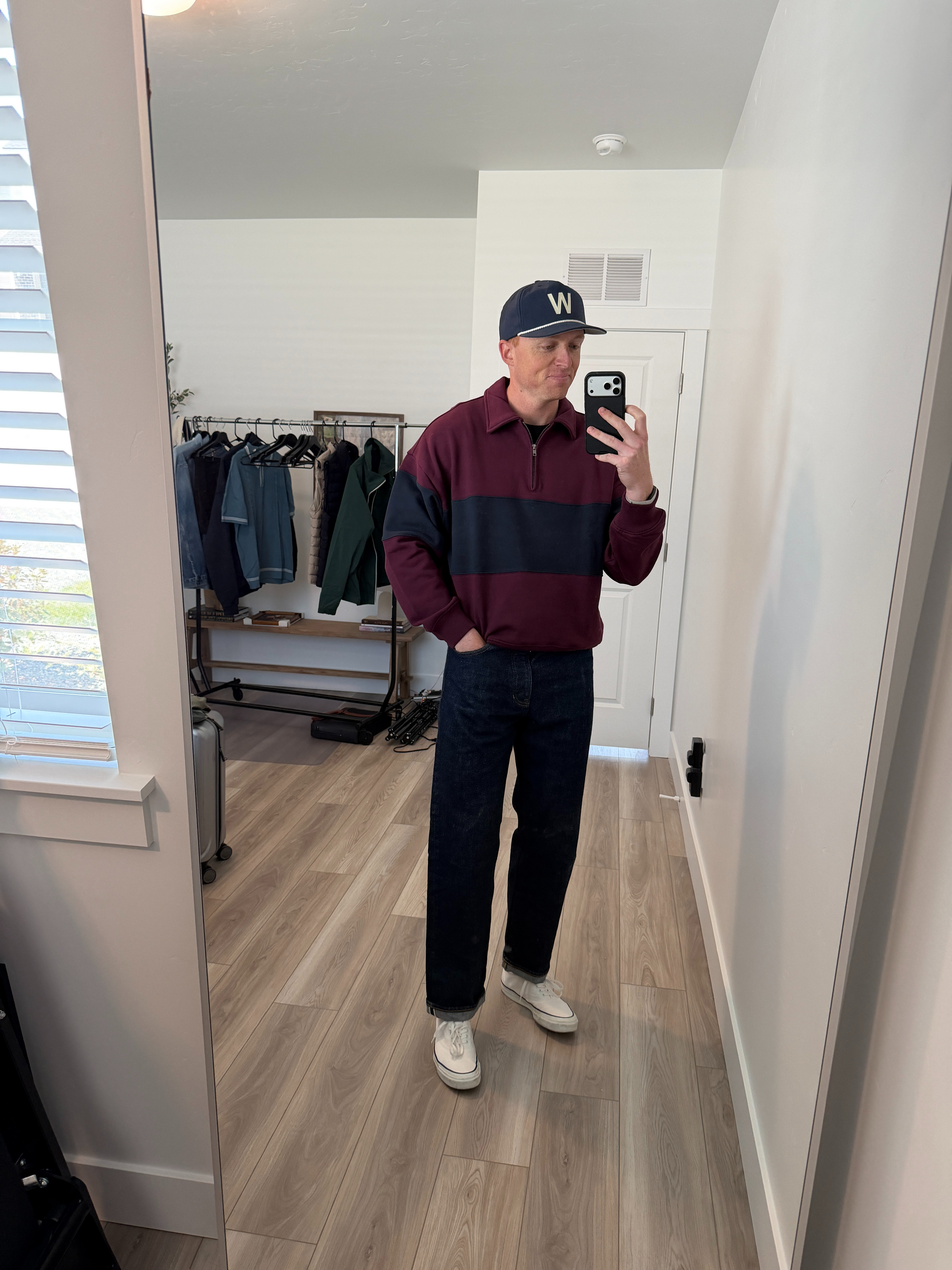 Cool collared sweatshirt from @gap perfect for fall!  

 #LTKMens