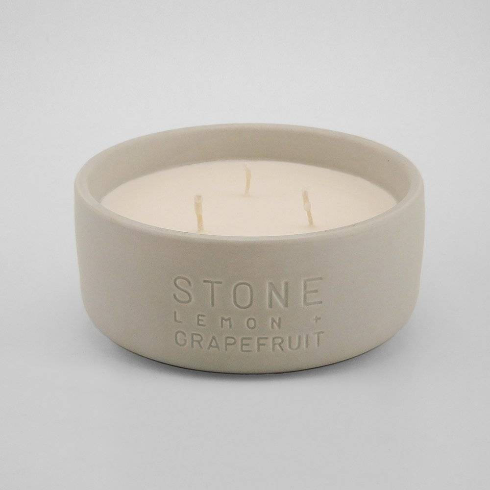 11oz Debossed Ceramic Jar 3-Wick Candle - Lemon & Grapefruit - Project 62™ | Target