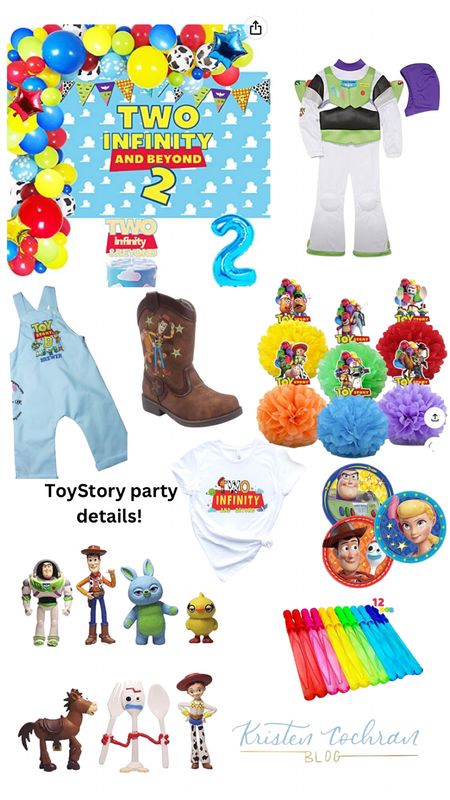 Toy Story birthday party decorations! Two infinity and beyond! Baby/ toddler/ kid birthday party! 🎉

#LTKunder50 #LTKkids #LTKbaby