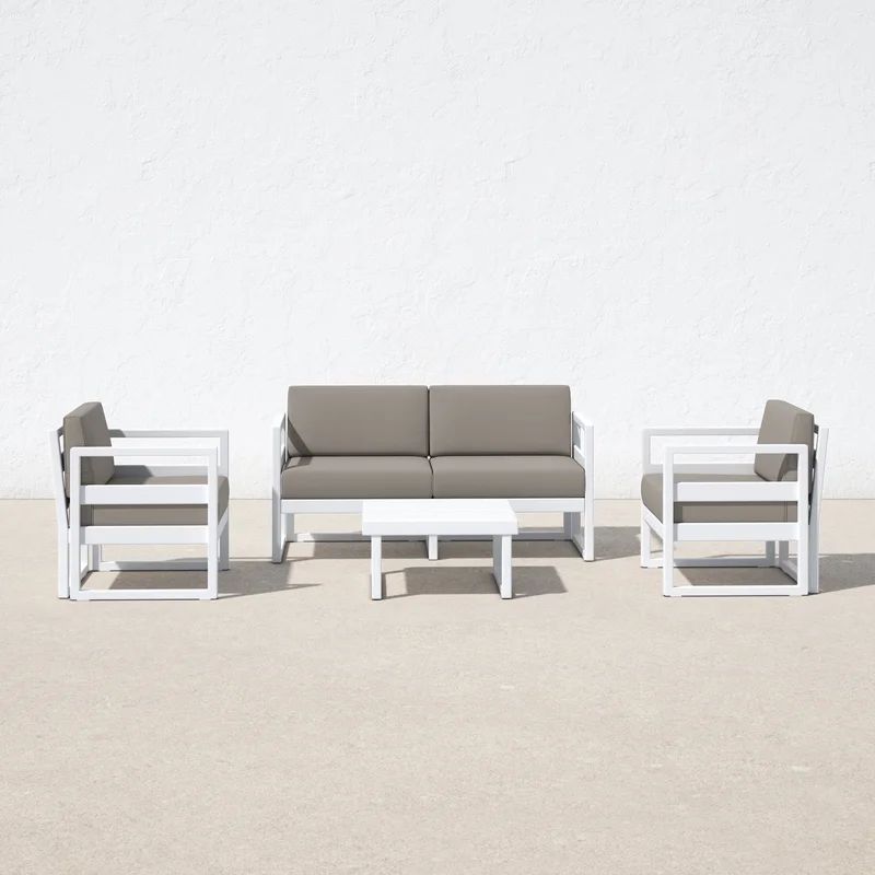 Mcadams 4 - Person Seating Group with Cushions | Wayfair North America