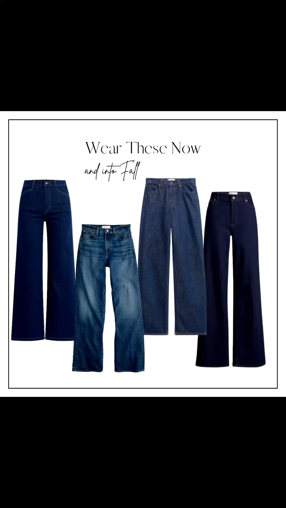 Denim is a wardrobe, staple in every season, but a dark wash feels right for fall and is quite popular. A dark wash instantly gives an outfit a more polished and seasonal look. ￼

#LTKgrwm #LTKootd #LTKSeasonal