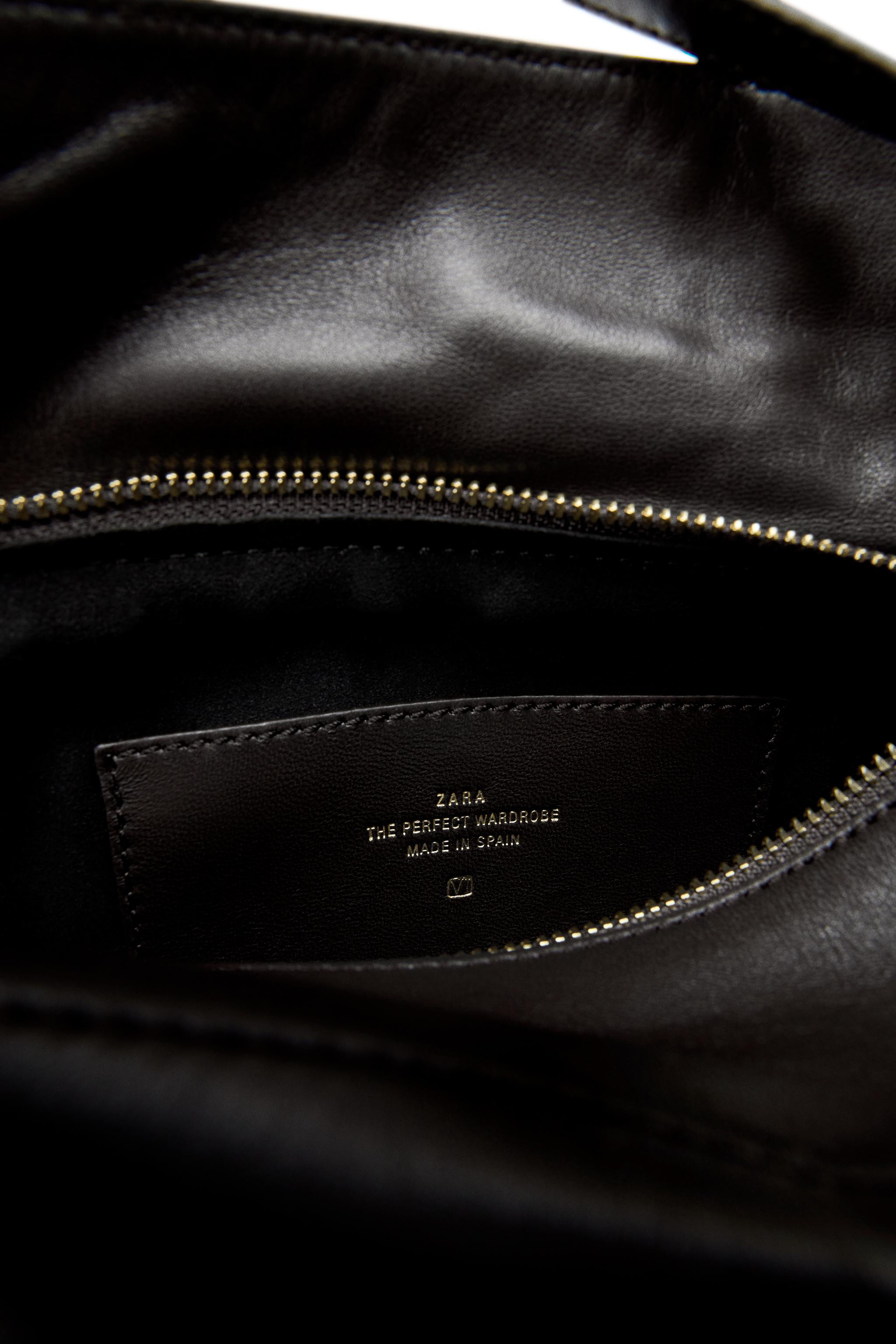 LIMITED EDITION SMALL LEATHER BAG | Zara UK
