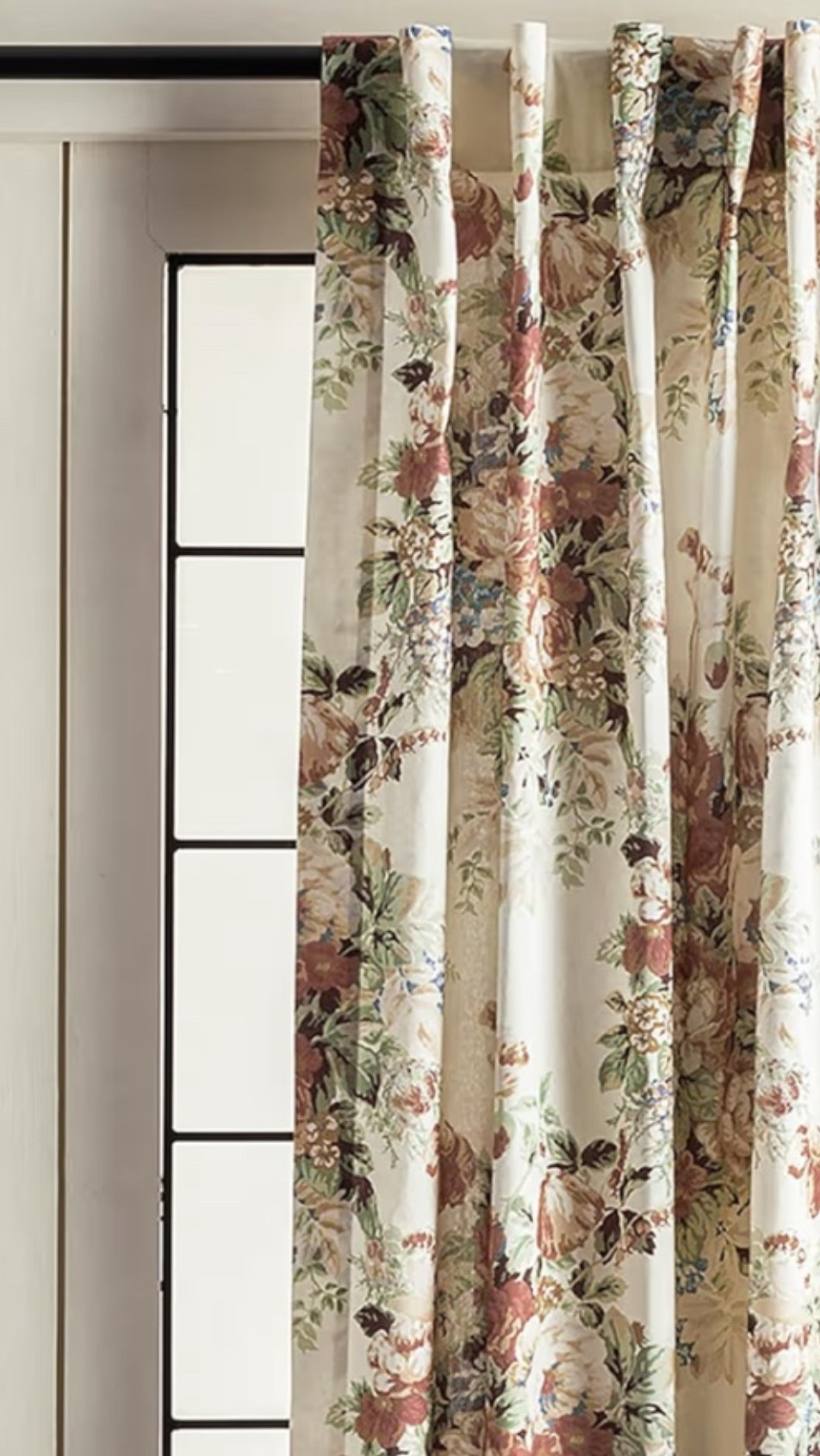 Old-world cotton curtains with that soft vintage European charm that makes a room feel warmer, prettier, and more collected. ☕️ Perfect for a living room, bedroom, dining room, reading nook, cottage kitchen, or spring and summer home refresh when you want light filtering fabric that still feels decorative. The Abbeville print, 100% cotton texture, and rod or loop pocket design give the window a romantic, lived-in look without feeling heavy. 

Add this curtain panel if your space needs a softer layer with timeless European cottage character. 🌿

#LTKHome #LTKOver40 #LTKU