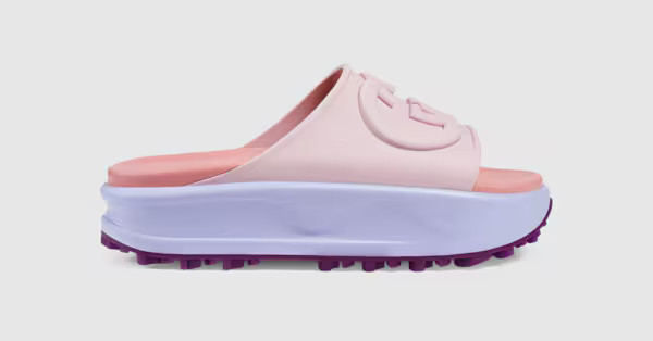 Women's slide sandal with Interlocking G | Gucci (US)