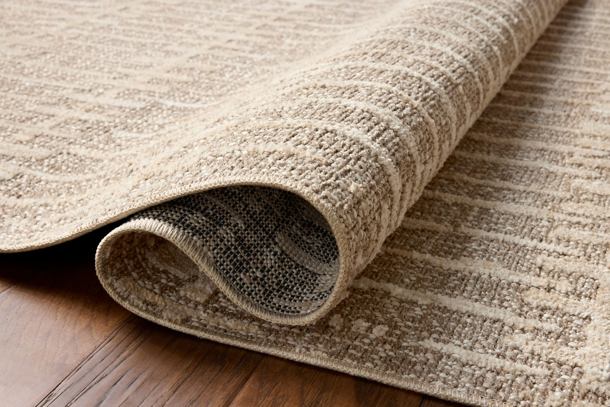 Loloi Amber Lewis Bexley Collection BEX-02 Taupe/Natural 7'-10" x 10' Area Rug Neutral, Textured,... | Amazon (US)