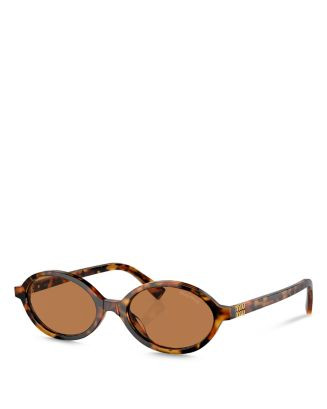 Regard Oval Sunglasses, 50mm | Bloomingdale's (AU)