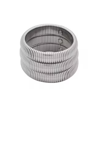 Ettika Flex Snake Chain Stretch Bracelet Set in Silver from Revolve.com | Revolve Clothing (Global)