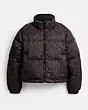 Leopard Print Reversible Puffer Jacket In Recycled Polyamide | Coach (US)