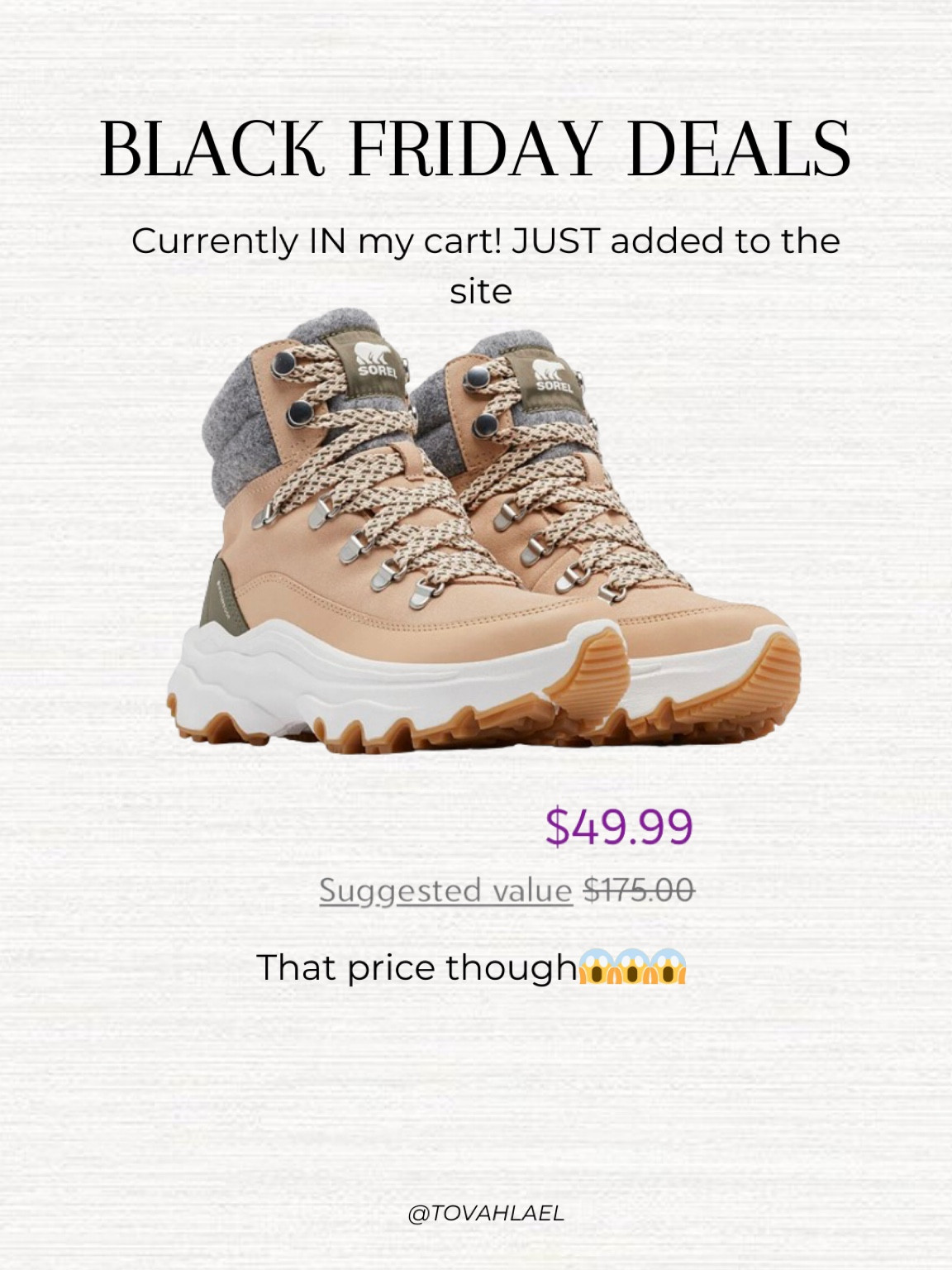 INSANE prices on winter boots on zulily, sorel brand on for 1/3 of the price! #LTKCyberWeek 

#LTKshoecrush #LTKsalealert