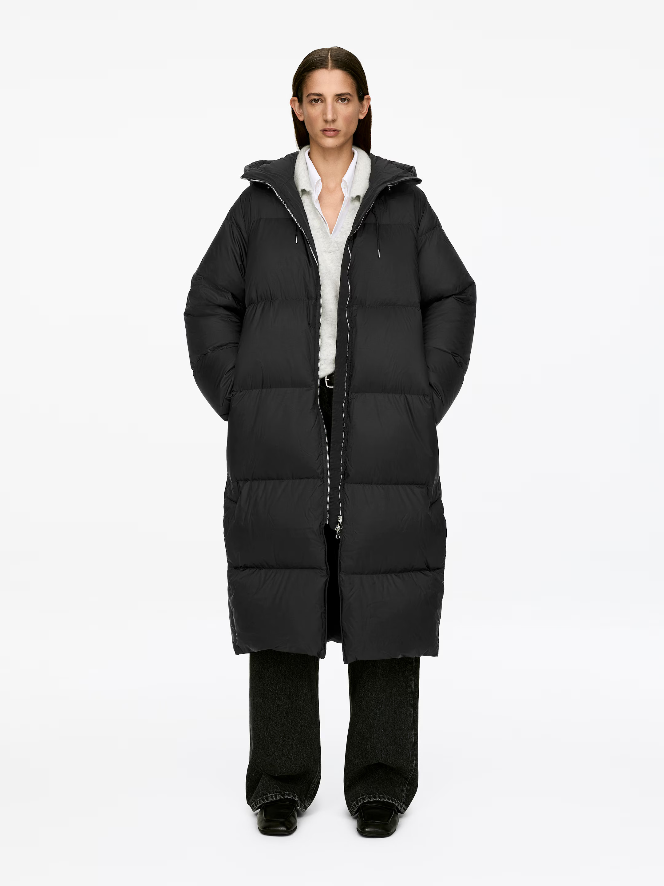 Langer Upcycled Down™ Mantel | H&M (DE, AT, CH, NL, FI)