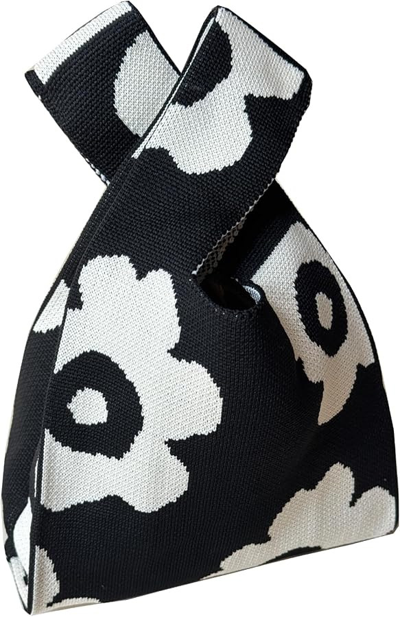 Knot Bag, Mini Knit Tote Bag, Extra Thickened Japanese Knot Bag, Wristlet Handbag - 1/2/6 Pack | Amazon (US)