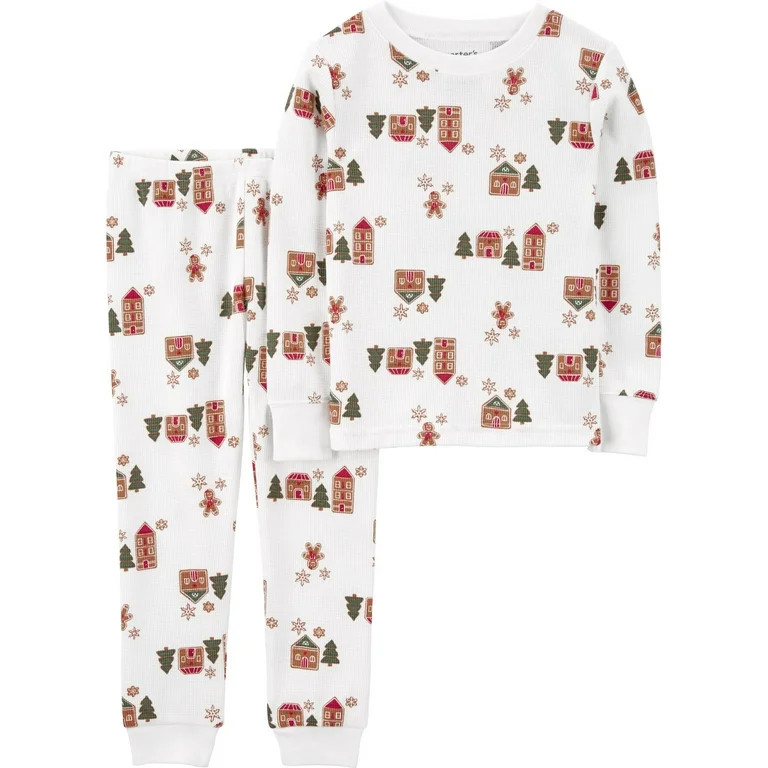 Carter's Child of Mine Toddler Holiday Pajama Set, 2-Piece, Sizes 12M-5T | Walmart (US)