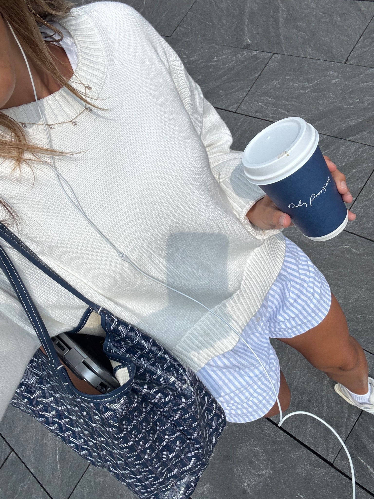 Summer essentials!!! I love this Quince sweater so much  