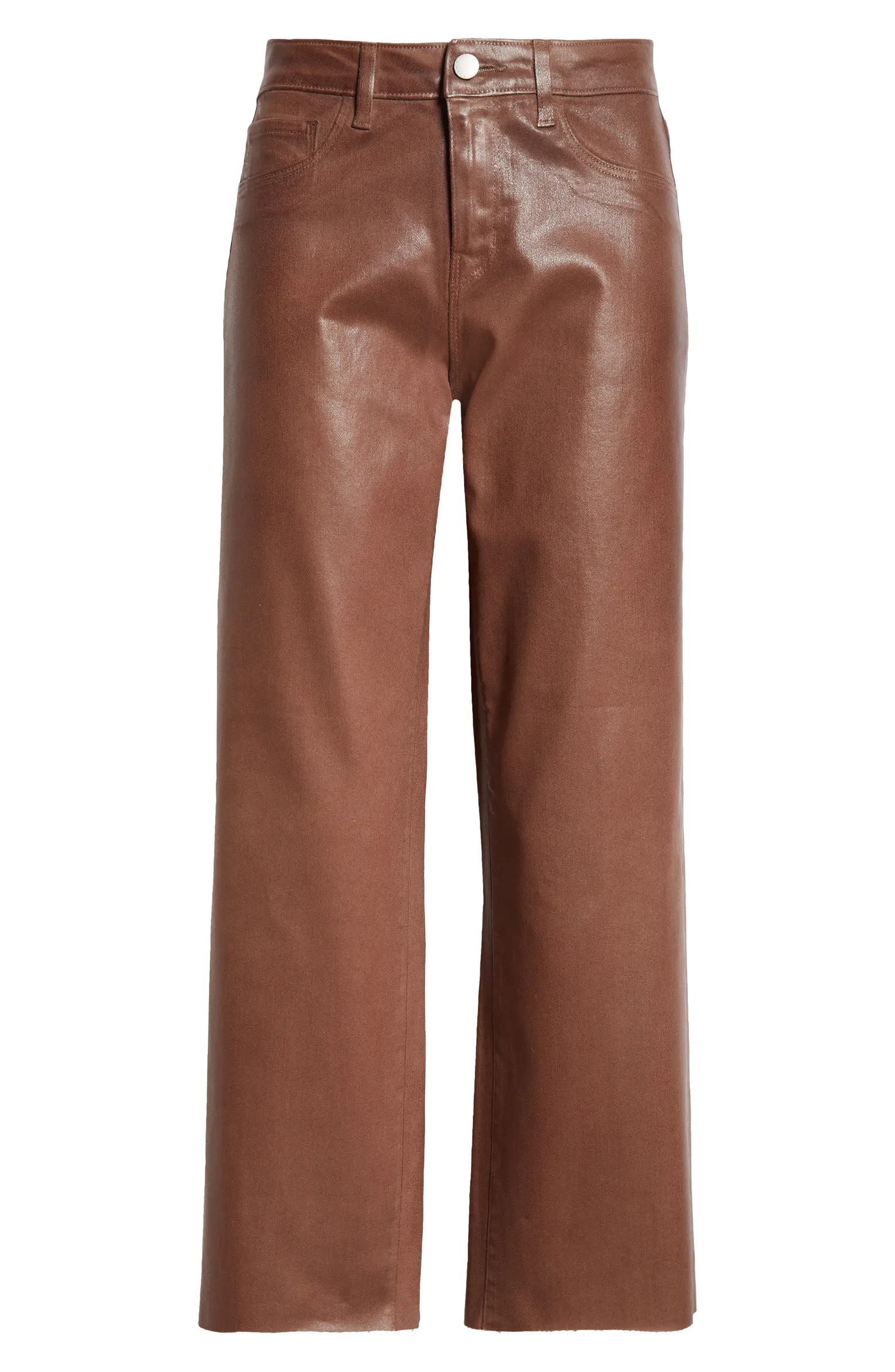 Wanda High Waist Crop Wide Leg Jeans | Nordstrom