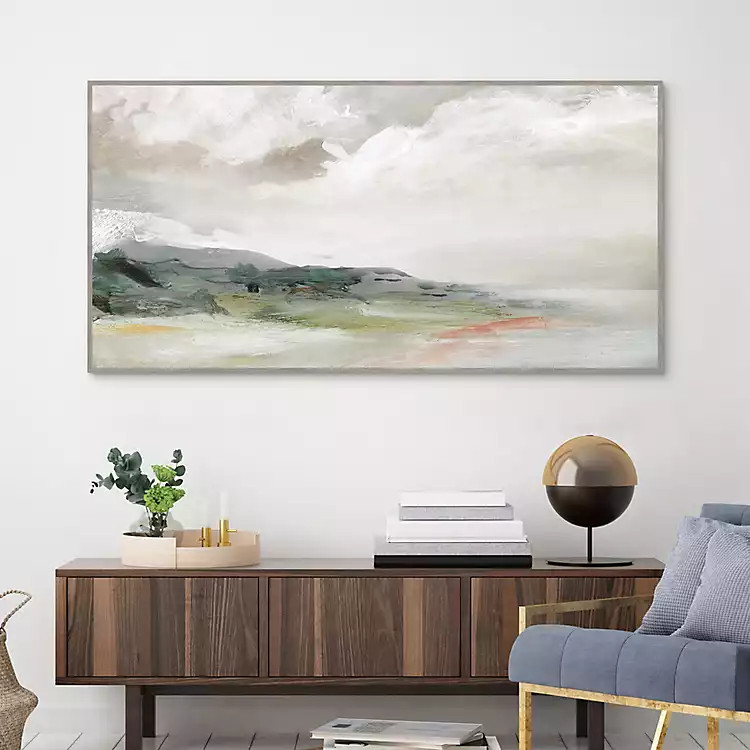 New! Earth and Clouds Abstract Framed Wall Art | Kirkland's Home