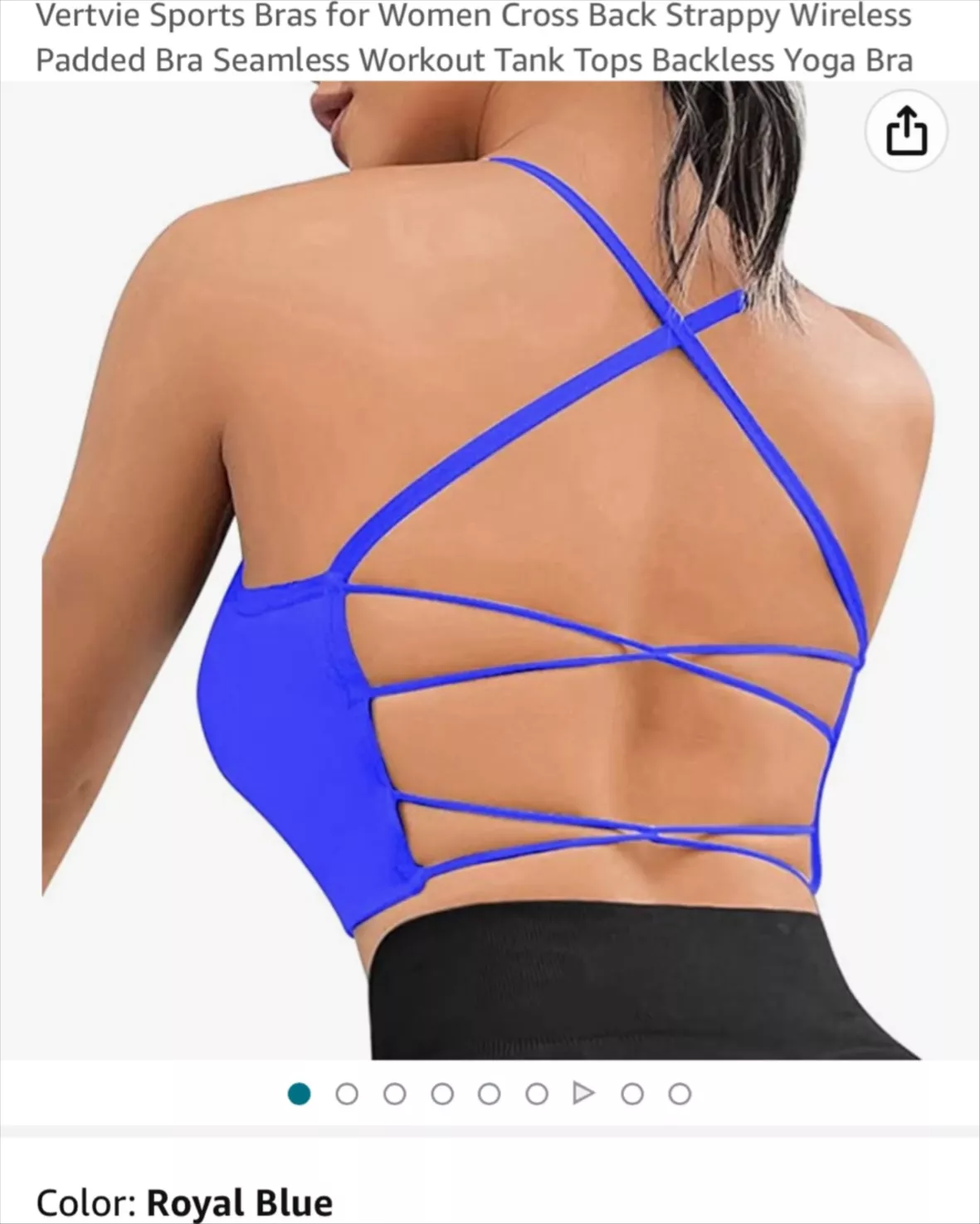 Strappy Back Sports Bra curated on LTK