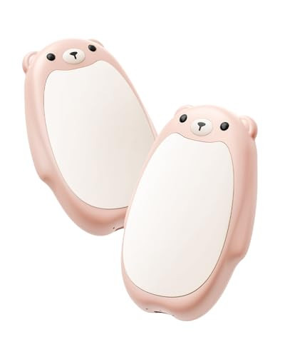 SWEETFULL Hand Warmers Rechargeable, 2-in-1 Magnetic Bear Electric Pink | Amazon (US)