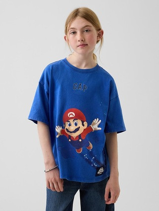 Kids Super Mario Relaxed Graphic T-Shirt | Gap (US)