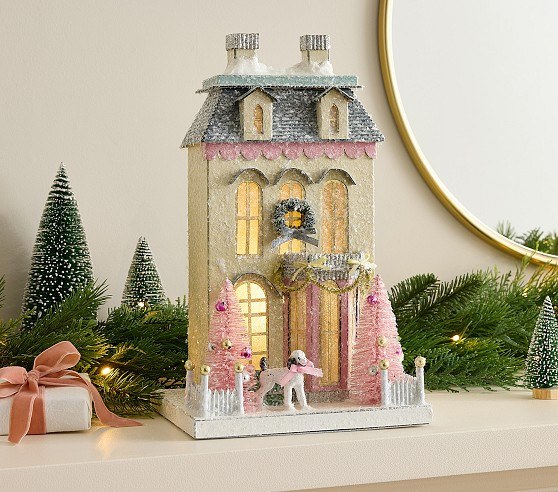 Classic Light-Up Mantel Village | Pottery Barn Kids