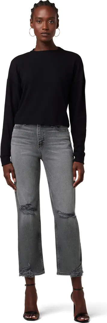 Hudson Jeans Remi High Waist Crop Straight Leg Jeans | Nordstrom | Nordstrom