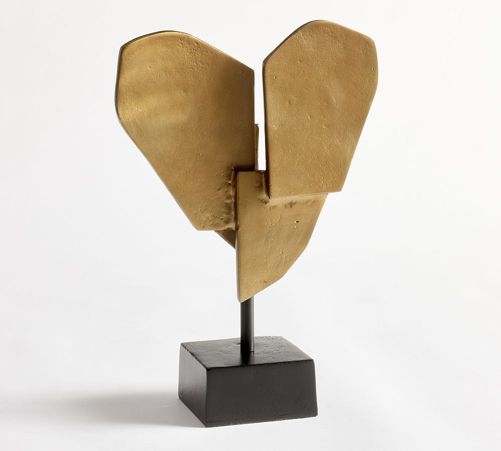 Brass Heart On Stand | Pottery Barn (US)