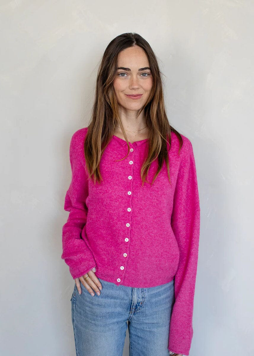 Piper Cardigan - Fuchsia M | Alice & Wonder