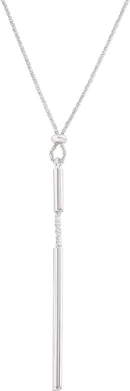 Silpada 'Water's Edge' Lariat Necklace in Sterling Silver, 16" + 2" | Amazon (US)