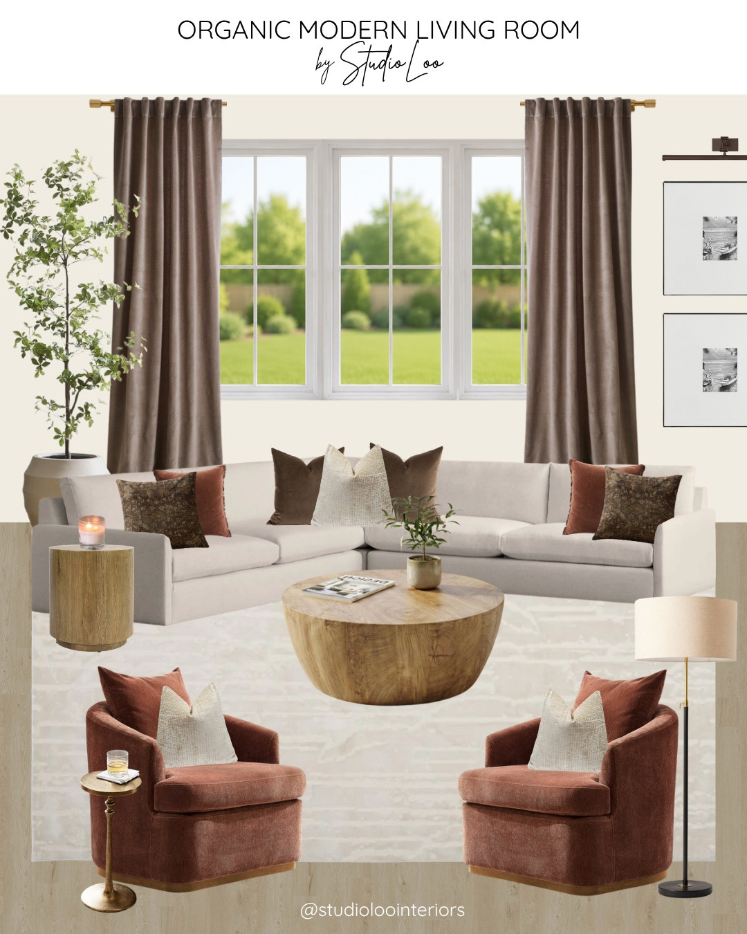 Recent living room project - I can’t wait to see this one come to life soon! 

#wayfair #joonloloi #westelm #homedecor #interiordesign

#LTKHome #LTKSaleAlert
